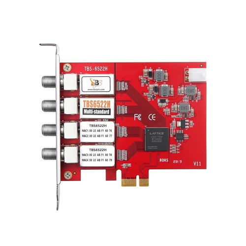 Tbs6522h scheda pcie quad - tbs6522h,