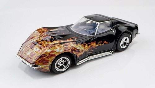 Afx mega 1968 corvette nera - afx,