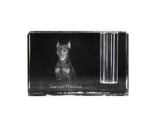 Pinscher tedesco portapenne in