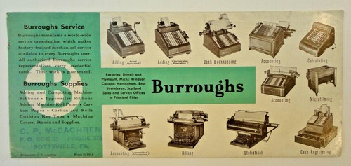 Macchina scrivere burroughs - macchina, da