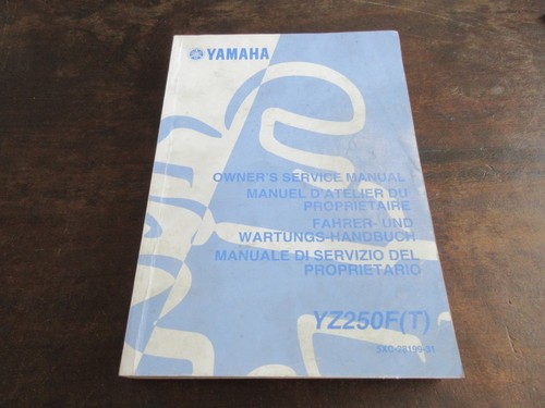 Yamaha yz250f yz250ft 2004 - yz250f,