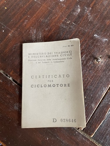 Libretto circolazione - di,