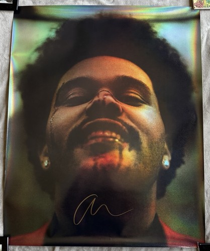 The weeknd litografia firmata - the,