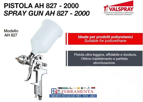 Pistola spruzzo vernice ah827 - vernice,