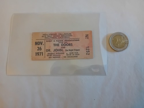 Doors 1971 concert - concert, ticket