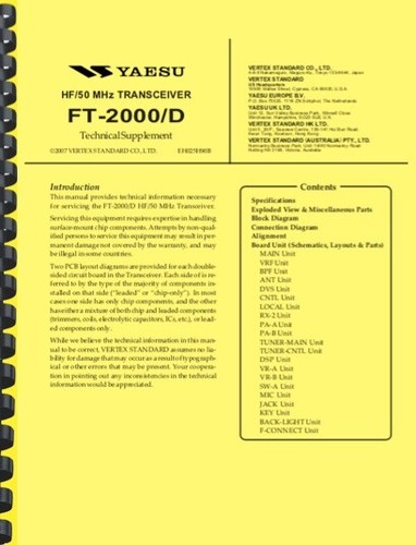 Yaesu 2000 2000d - ft-2000, ft-2000d