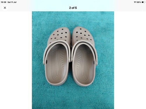 Crocs biege w11 - m9, originali