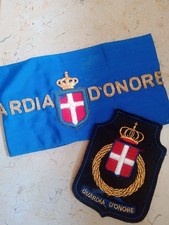FASCIA DA BRACCIO GUARDIA  ONORE  PANTHEON + PATCH GIACCA CME  FOTO RARO SAVOIA