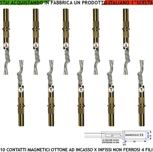 Contatto magnetico cilindrico - contatto,