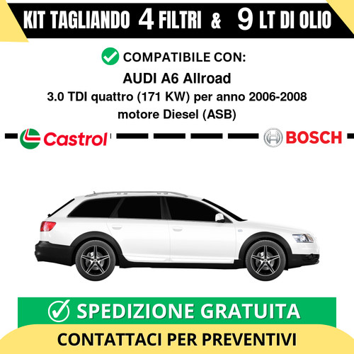 Tagliando filtri bosch 9 - filtri, e