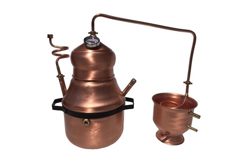 Alambicco rame bagnomaria - in,
