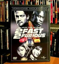 2 FAST 2 FURIOUS (2003) con Paul Walker Eva Mendes John Singleton DVD EXNOLEGGIO