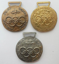 3 medaglie (Oro, argento, bronzo) CONI giochi della gioventù - Inc. Emilio Greco