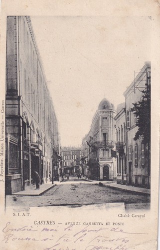 Carte postale ancienne castres - carte,