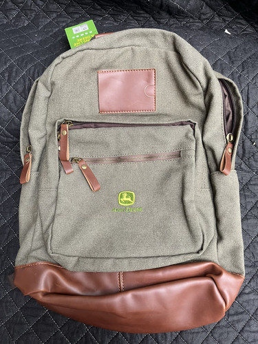 Zaino john deere tela verde - john,
