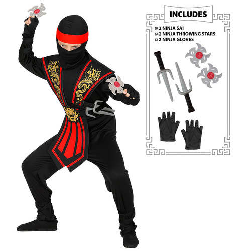 Costume carnevale red kombat - red,