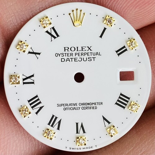 Rolex diamond roman dial for - rolex, &