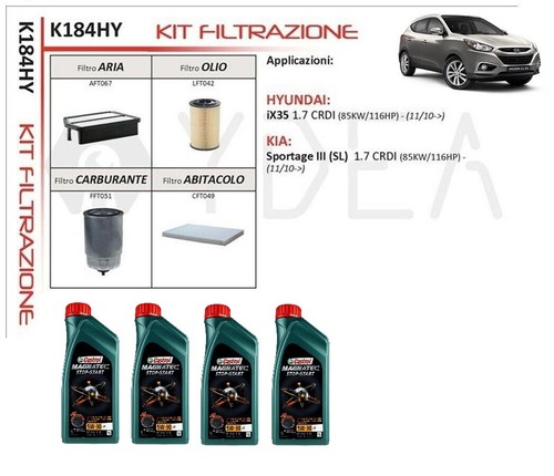 Kit tagliando filtri hyundai - tagliando,