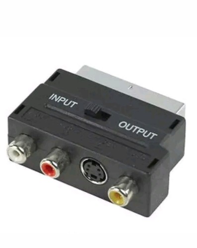 Adattatore scart maschio - maschio, audio