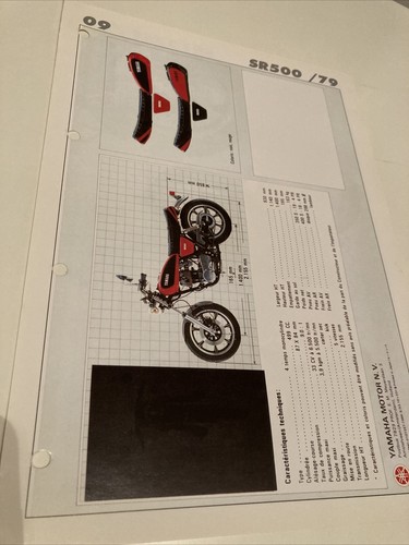 Yamaha sr500 1979 - sr500,