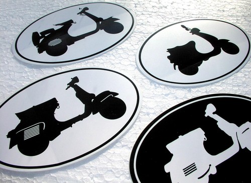 Set vespa scooter bumper - 4,