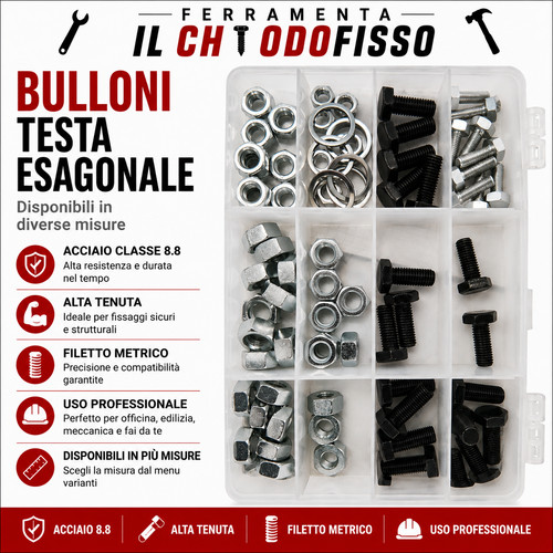 Bulloni dadi sinistri - bulloni,