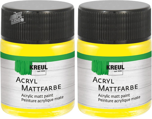 Colore acrilico giallo - , opaco