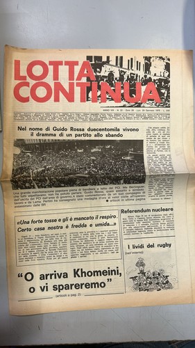 Lotta continua 1979 - 28, gennaio