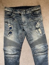 Jeans uomo biker Balmain W32