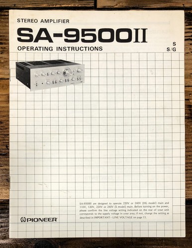 Pioneer 9500 mk2 - pioneer, sa-9500