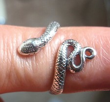 Anello serpente argento