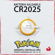 CR2025 BATTERIA ? ZELDA POKEMON ARGENTO CRISTALLO ORO NINTENDO GAME BOY ADVANCE