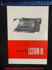 OLIVETTI LEXIKON 80 DEPLIANT