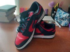 Nike Dunk Low Retro Sneakers da Uomo - Red/Red/Black, EU 47,5