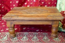 tavolo basso indiano in legno
