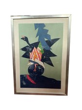 GIANNI DOVA LITOGRAFIA A COLORI ANNI 70