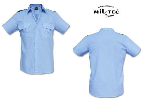 Camicia militare azzurra - militare,