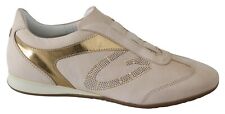 Scarpe ALBERTO GUARDIANI bianche sneakers casual logo slip-on donna EU40/US9,5