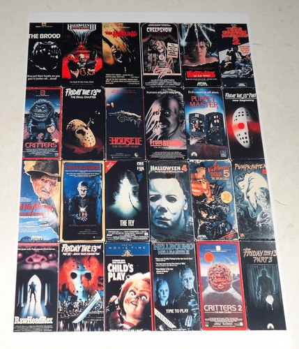 Copertine horror vhs anni - vhs, 80