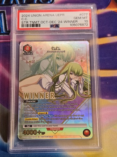Psa gem mint - 10, union