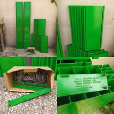 LIBRERIA IN PLASTICA VERDE ARTEMIDE MILANO DODONA 300 ERNESTO GISMONDI ANNI 70