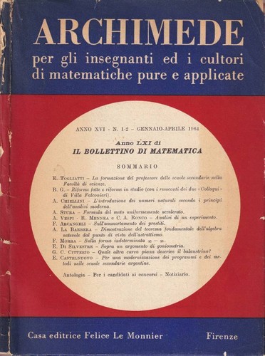 Archimede per gli insegnanti