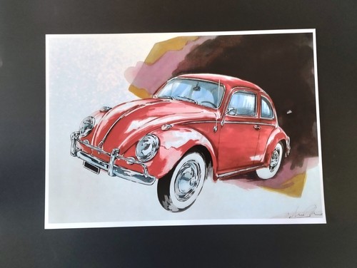 Disegno stampa auto volkswagen - disegno,