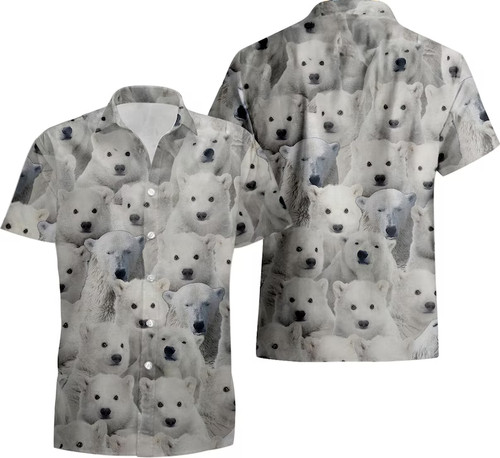 Camicia hawaiana orso - , polare