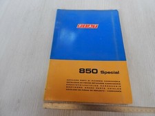 CATALOGO PARTI DI RICAMBIO CARROZZERIA ORIGINALE FIAT 850 SPECIAL 1969