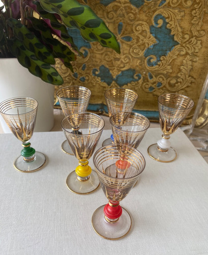 Lot verres à liqueur - 7,