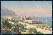 Bari Città Fiera del Levante Quadro Lido di Mondello cartolina RB6015