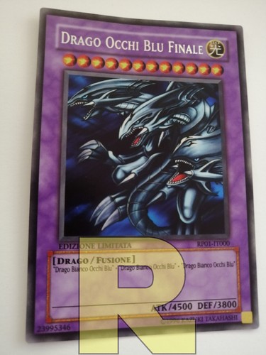 Drago occhi blu finale rara - blu,
