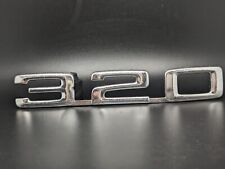 BMW 320 E 2 21 E2 LOGO SIGLA EMBLEMA FREGIO STEMMA SCRITTA TARGHETTA BADGE TARGA