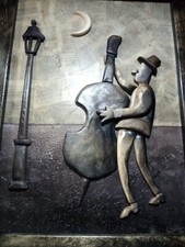 insegna quadro in legno